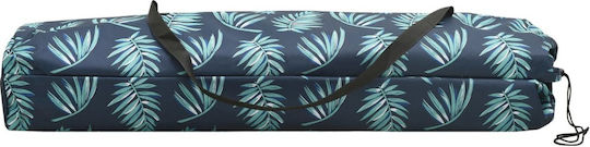 vidaXL Strandliegen Grün Faltbar 194x124x44cm. 1Stück