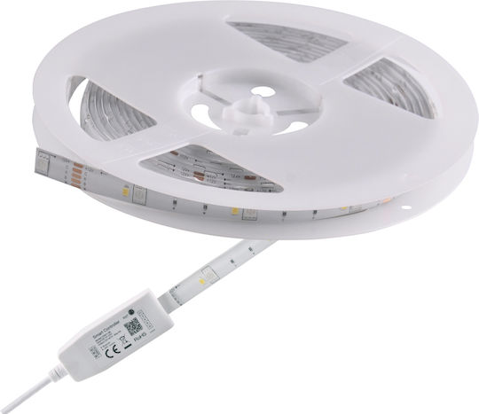 Polux LED Лента 220V RGB Светлина 2м с Захранване & WiFi Контролер