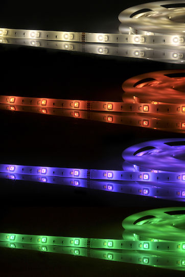 Polux LED Лента 220V RGB Светлина 2м с Захранване & WiFi Контролер