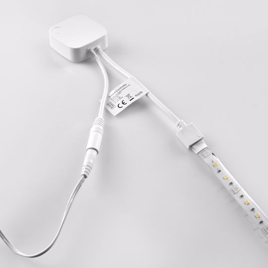 Polux Smart Ταινία LED Wi-Fi 220V RGBW Φως 5m με Τροφοδοτικό & WiFi Controller