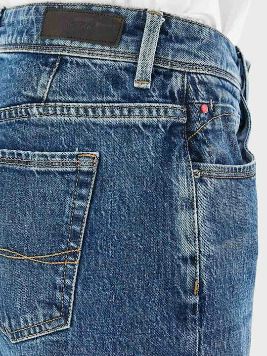 50018 Γυναικείο Jean Παντελόνι σε Ίσια Γραμμή Dark Vintage