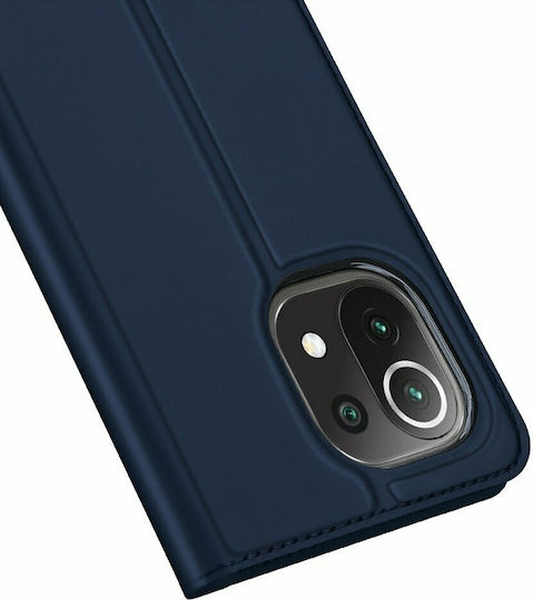 Dux Ducis Skin Pro Book Synthetic Leather Navy Blue (Xiaomi Mi 11 Lite / 11 Lite 5G / 11 Lite 5G NE)