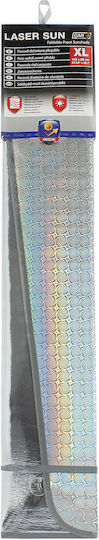 Sumex Parasolar Parbriz Auto Interior cu Ventuză Argintiu vopsit 145x80cm