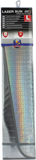 Sumex Parasolar Parbriz Auto Interior cu Ventuză Argintiu vopsit 145x80cm