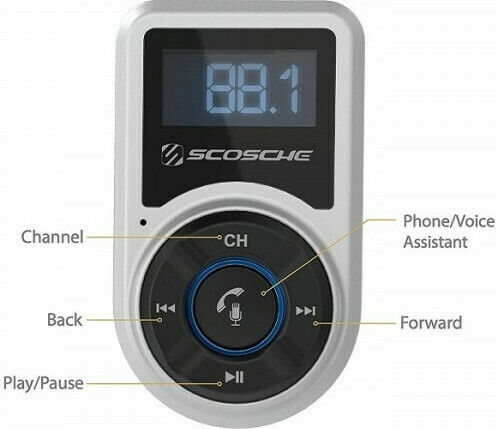 Scosche FM Transmitter Αυτοκινήτου με Bluetooth / AUX / USB