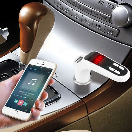 FM Transmitter Αυτοκινήτου με MicroSD / Bluetooth
