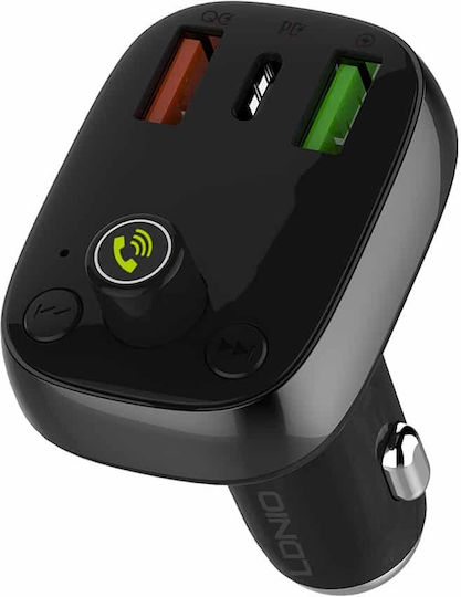Ldnio FM Transmitter Αυτοκινήτου C704Q mit Bluetooth / MicroSD / USB