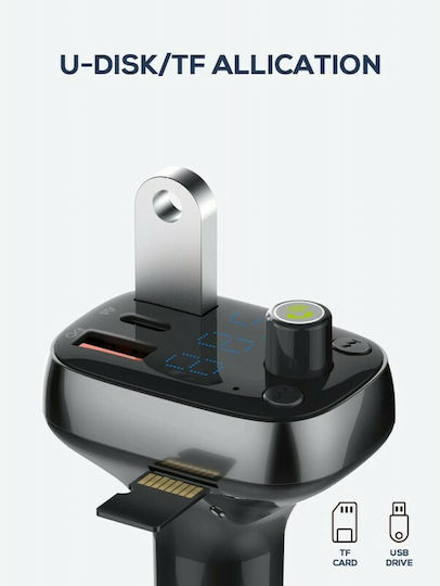 Ldnio FM Transmitter Αυτοκινήτου C704Q mit Bluetooth / MicroSD / USB