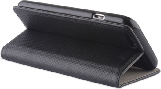 Senso Magnet Book Synthetisches Leder Schwarz (Galaxy A20e)