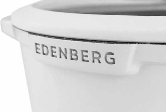 Edenberg Σετ Μαγειρικά Σκεύη από Αλουμίνιο Λευκά με Αντικολλητική Επίστρωση 12τμχ
