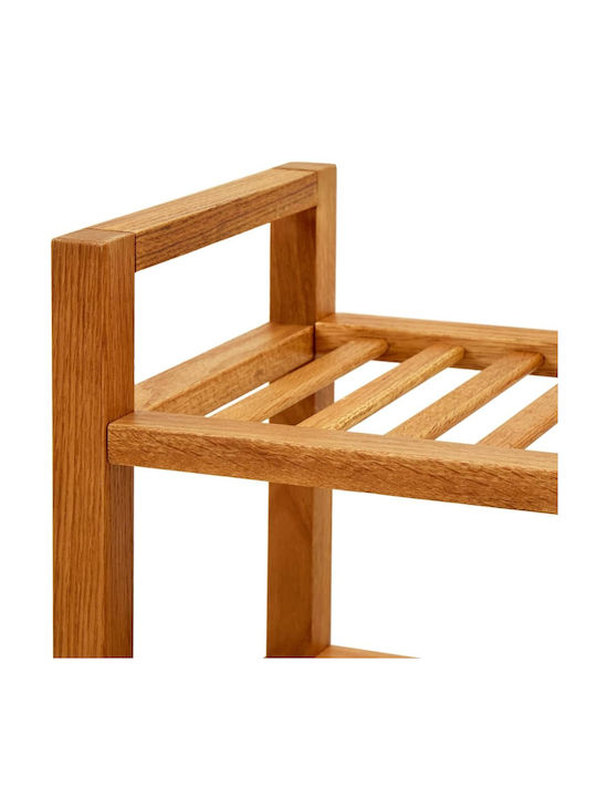 Shoe Organizer with 5 Shelves Oak 50x27x100cm