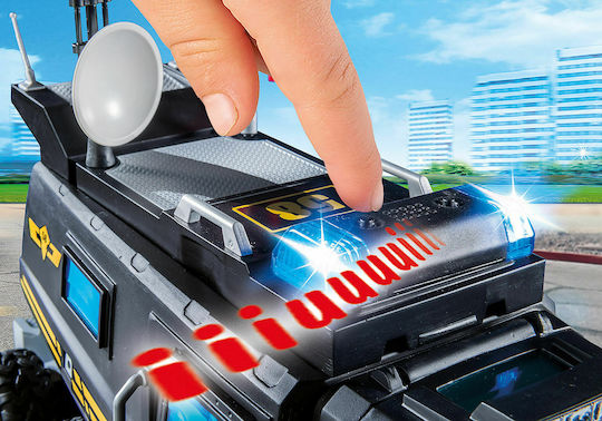 Playmobil Действие на града Бронирано Превозно Средство за Специални Мисии за 5+ години години