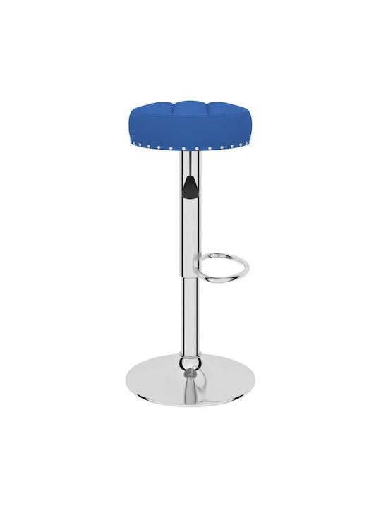 Stool Bar Collapsible with Adjustable Height Blue 2pcs 38.5x38.5x63cm