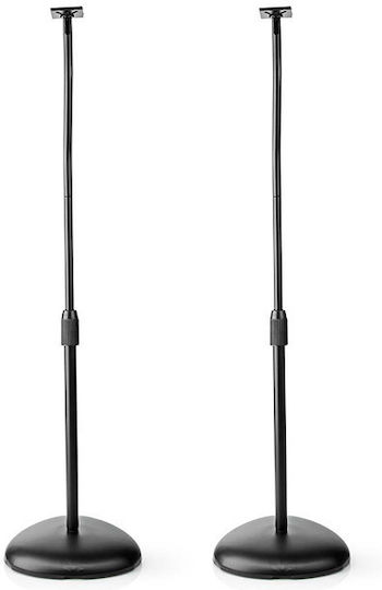 Nedis Speaker Stands in Black Color