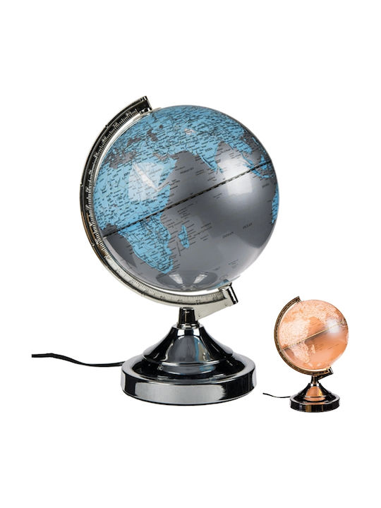 Out of the Blue Illuminated World Globe with Height 21cm