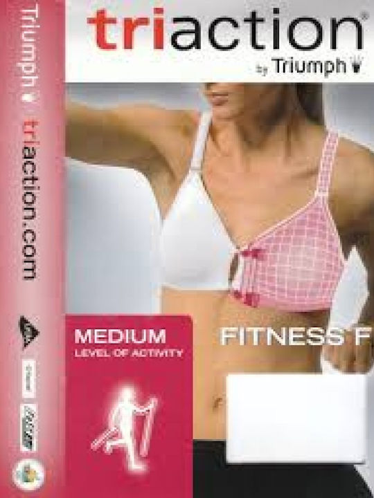Triaction Fitness Athletic Athletic Bra without Padding without Underwire Black