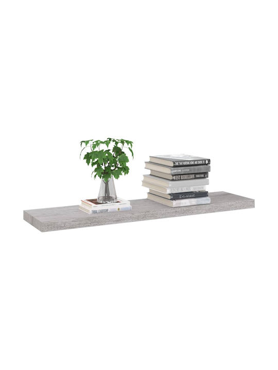 Regale Wand Grey Concrete 2Stück 100x23.5x3.8cm