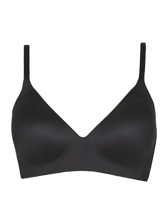 Body Make Up Soft Touch Bra with Light Padding without Underwire Black