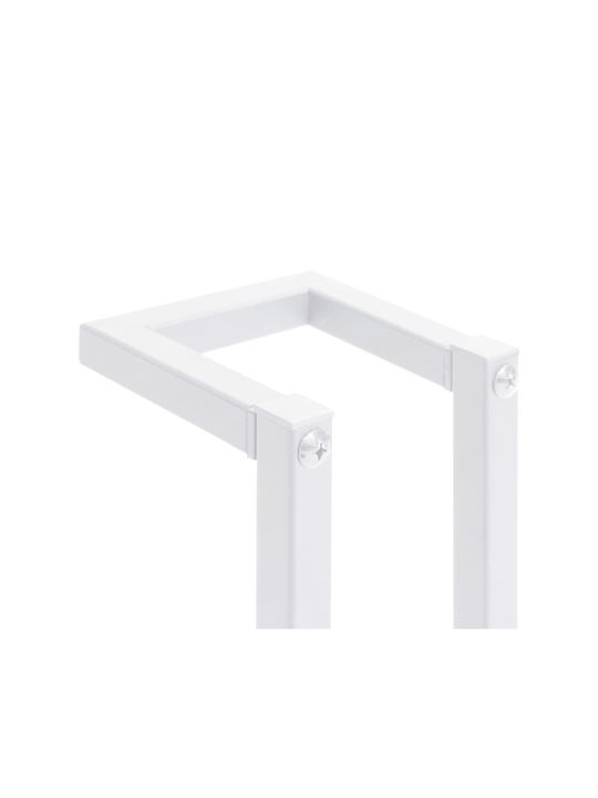 vidaXL Double Wall-Mounted Bathroom Rail ​60x12.5cm White