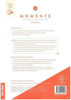 Momente A1.2, Arbeitsbuch plus Interaktive Version