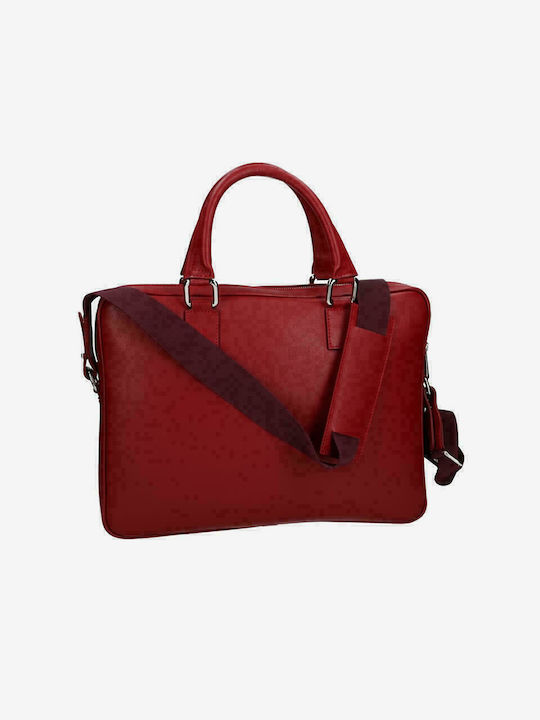 Pierre Cardin 1640 FRZ Leather Women's Portfolio Red