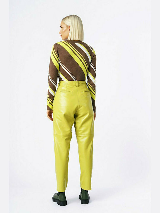 Studio 83 Nora Bodysuit pentru femei Brown-Yellow