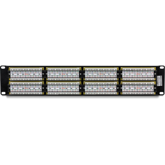 Trendnet Patch Panel Unshielded για Rack 2U 19" 48 Θυρών cat6 Μαύρο