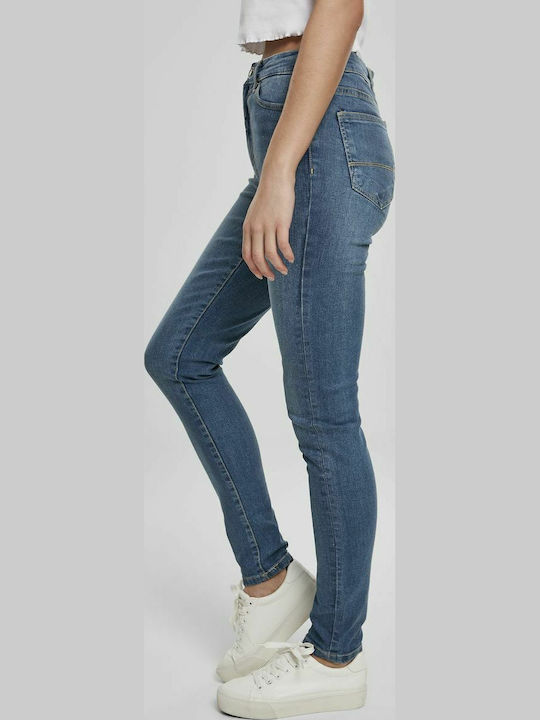 Talie înaltă Blugi de damă cu croială slim Midnight Stone Wash