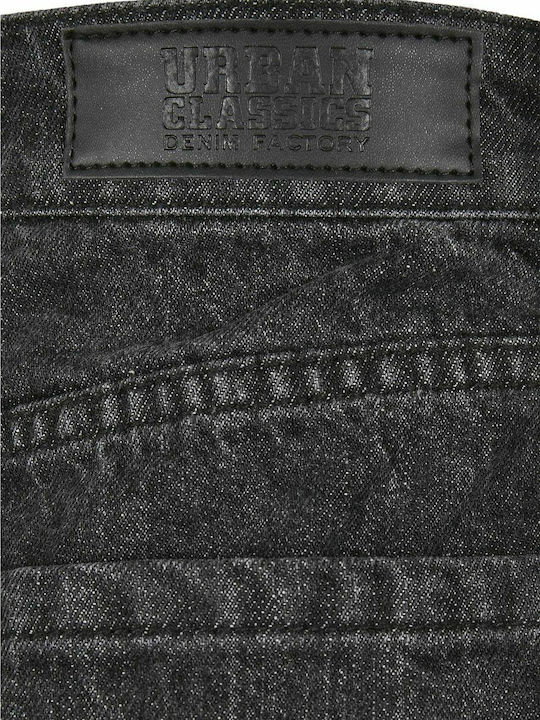 High Waist Women's Jean Trousers Grey Black