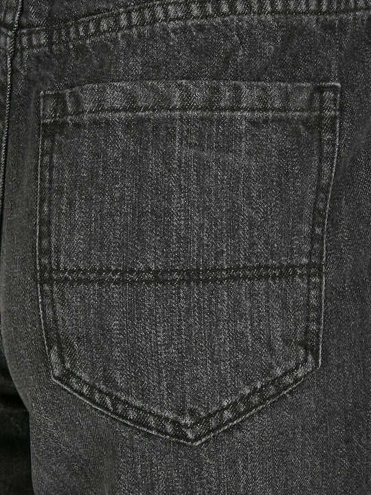 High Waist Women's Jean Trousers Grey Black