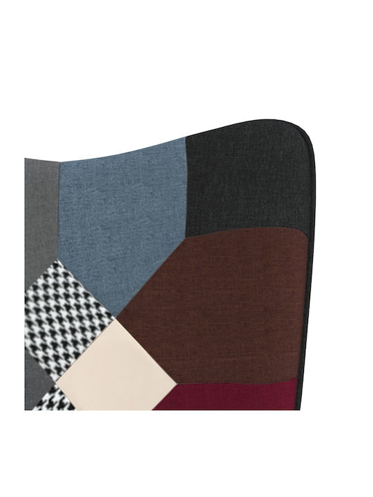 Ohrensessel Patchwork 61.5x69x95.5cm