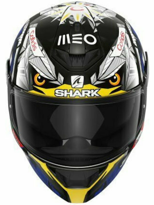 Shark D-Skwal 2 Full Face Helmet with Sun Visor ECE 22.05 Replica Oliveira Falcao