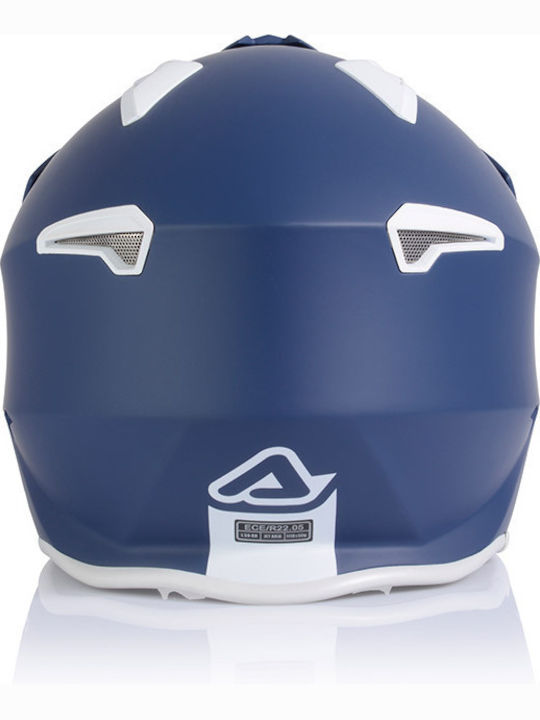 Acerbis Aria Blue Motorcycle Helmet Jet 1050gr with Sunvisor