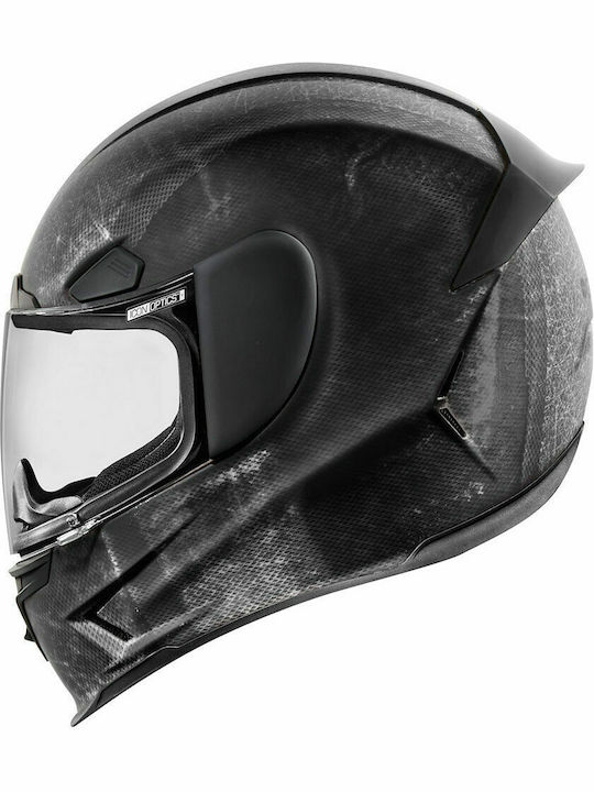Icon Airframe Pro Construct Black Motorcycle Helmet Full Face DOT / ECE 22.05 1630gr