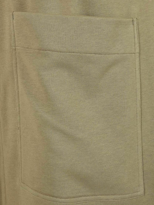 TB4101 Long Women's Cardigan Khaki
