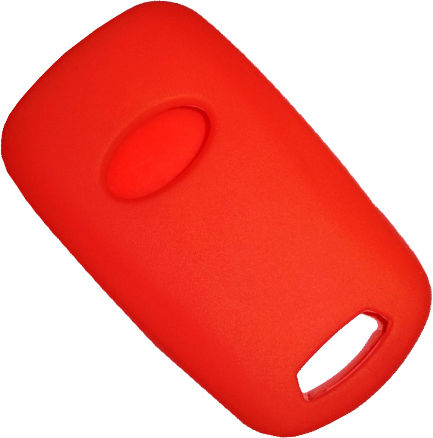 Silicone Car Key Cover Case with 3 Buttons for Hyundai / Kia Red