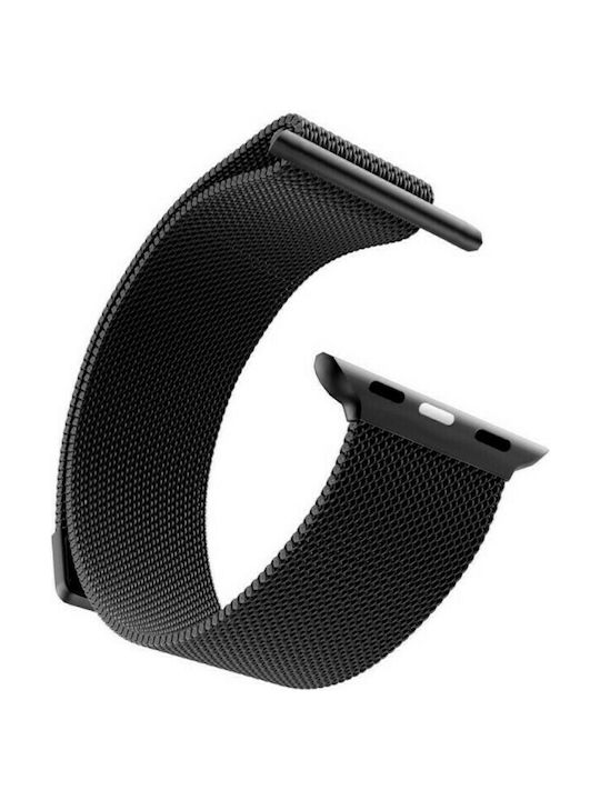 Tech-Protect Milanese Armband Rostfreier Stahl Schwarz (Apple Watch 44/45/46mm/Ultra 49mm)