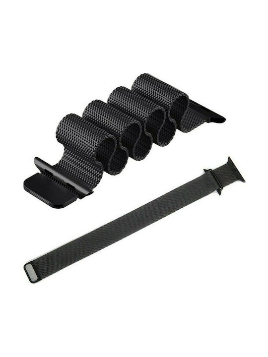 Tech-Protect Milanese Armband Rostfreier Stahl Schwarz (Apple Watch 44/45/46mm/Ultra 49mm)