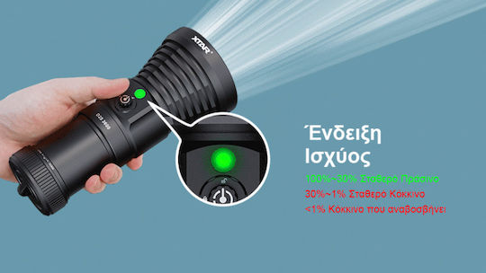 XTAR D28 Φακός Κατάδυσης LED με Φωτεινότητα 3600lm για Βάθος έως 100m
