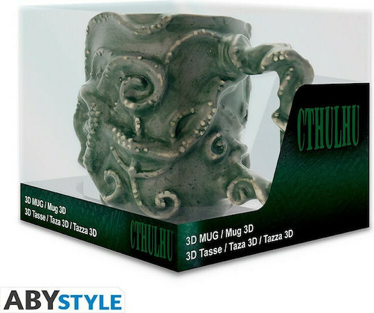 Abysse Cthulhu Mythos Κούπα Κεραμική Γκρι 300ml