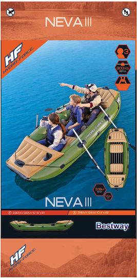 Bestway Hydro-Force Neva III Barcă Gonflabilă 3 Persoane Verde 316x124buc