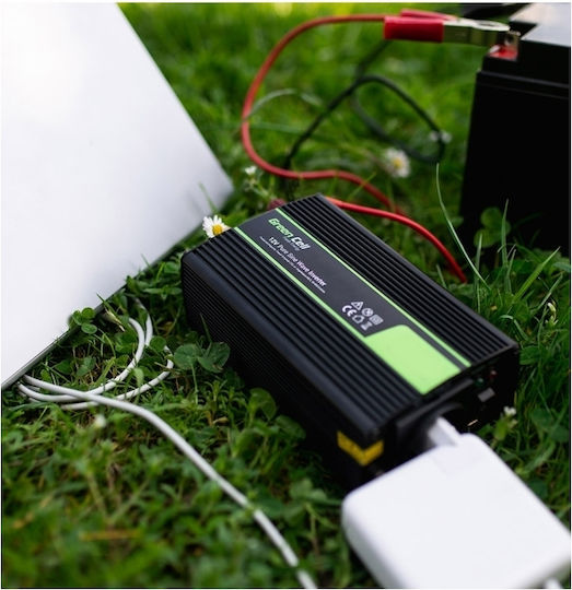 Green Cell Car Inverter Modified Sinewave 500W to Converter 24V DC in 230V AC with 1xUSB