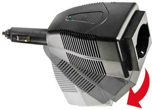 Lampa Invertor Auto 175W pentru Convertirea 12V DC în 220V AC cu 1xUSB