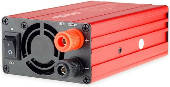 AMiO PI04 Inverter Αυτοκινήτου 300W για Μετατροπή 12V DC σε 230V AC με 2xUSB