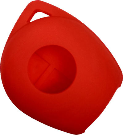 Silicone Car Key Cover Case with 2 Buttons for Fiat / Nissan / Opel / Suzuki Red