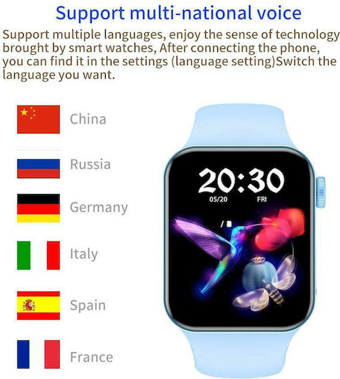 T100 Plus 42mm Smartwatch με Παλμογράφο (Μαύρο)