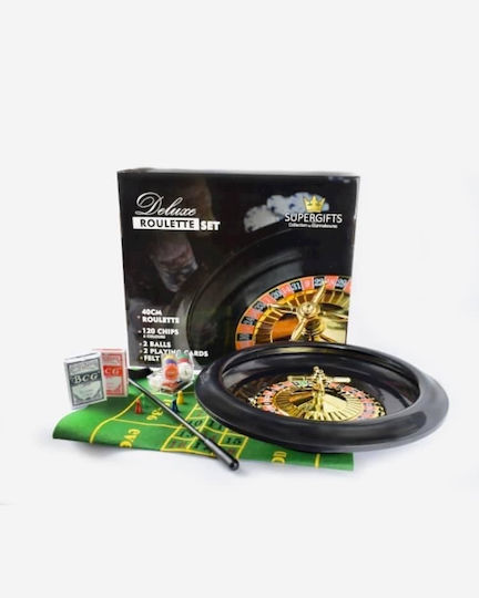 Roulette Plastic Black 40x40cm 7pcs