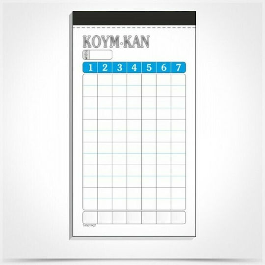 Typotrust Score Recording Block 19x10cm for Koum-Kan 1pcs
