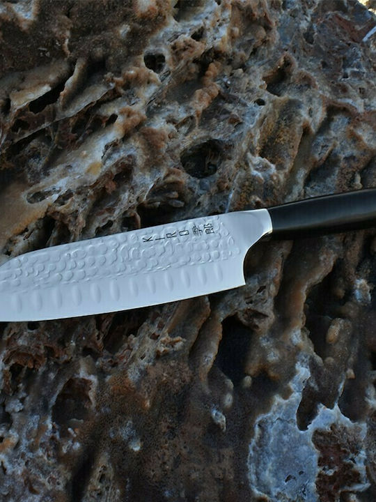 Kiro Μαχαίρι Santoku από Ανοξείδωτο Ατσάλι 18cm