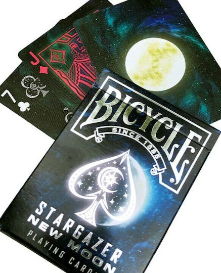 Bicycle Stargazer New Moon Συλλεκτική Τράπουλα Χάρτινη Μαύρη